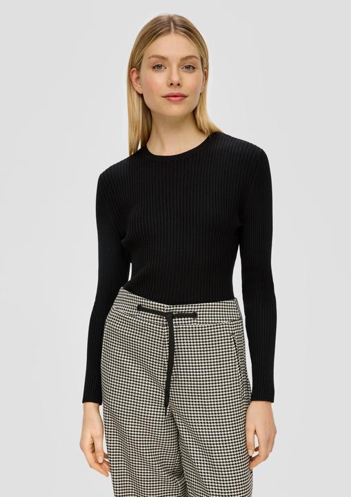 Produktbild s.Oliver Strickpullover Leichter Strickpullover aus Viskosemix (34)