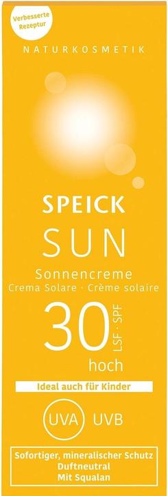 Actual product image Speick SUN Sonnencreme LSF 30 (Suntan cream, SPF 30, 60 ml)