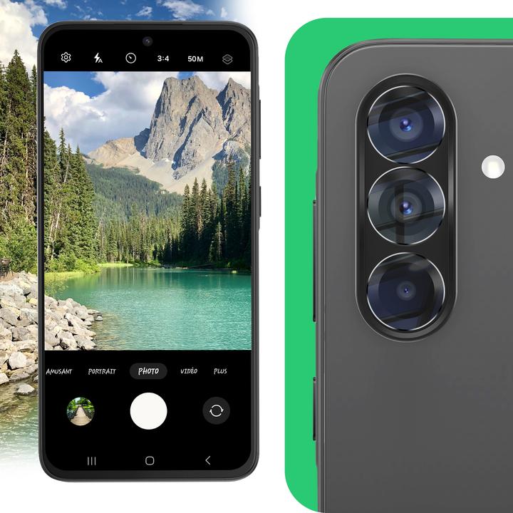 Produktbild Bestsuit Screen protection Flexible Hybrid Glass for Samsung A56 camera lenses (1 Stk., Samsung Galaxy A56)