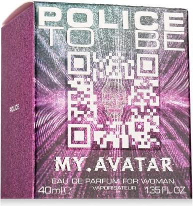 Actual product image Police 2024! To Be MY AVATAR Eau de PARFUM Women's 1.35oz 40ml - New and Sealed (Eau de parfum, 40 ml)