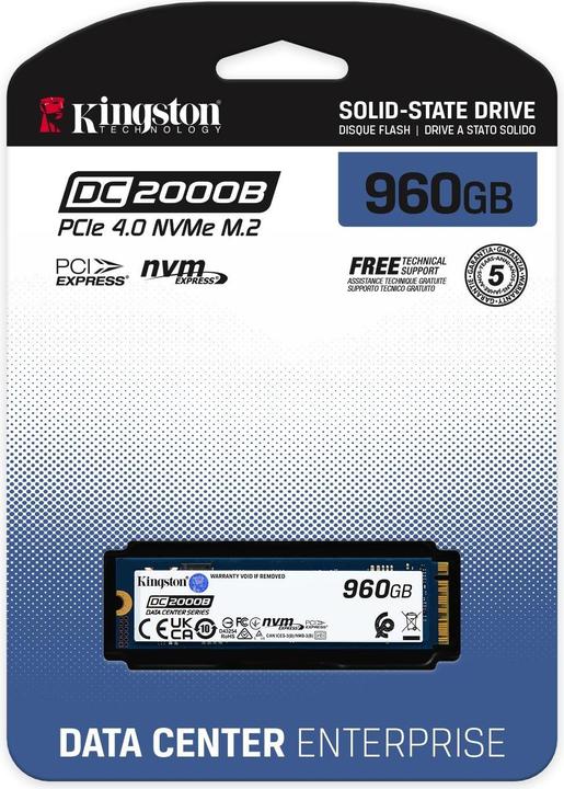 Actual product image Kingston DC2000B (960 GB, M.2 2280)