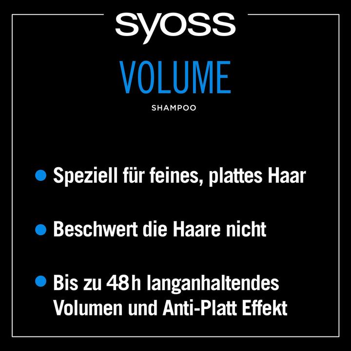 Actual product image Syoss Volume (Liquid shampoo, 440 ml)