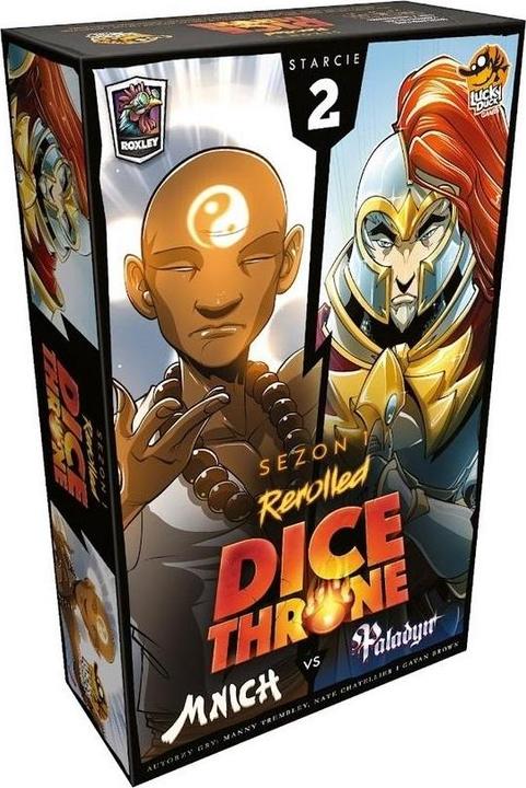 Dice Throne: Clash 2 - Monk against Paladin (Polnisch, 2 - 6 Spieler)