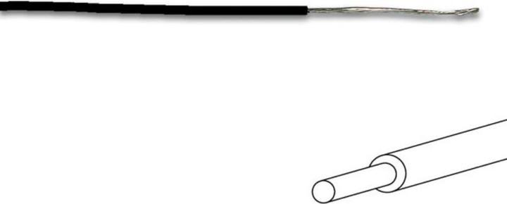 Cables FIL DE CÂBLAGE - ø 1.4 mm - 0.2 mm² - MONOBRIN - NOIR