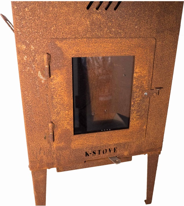 Image du produit K-Stove Poêle à pellets Vesuvius | Chauffage de terrasse 4,5 kW Grille (4500 W)
