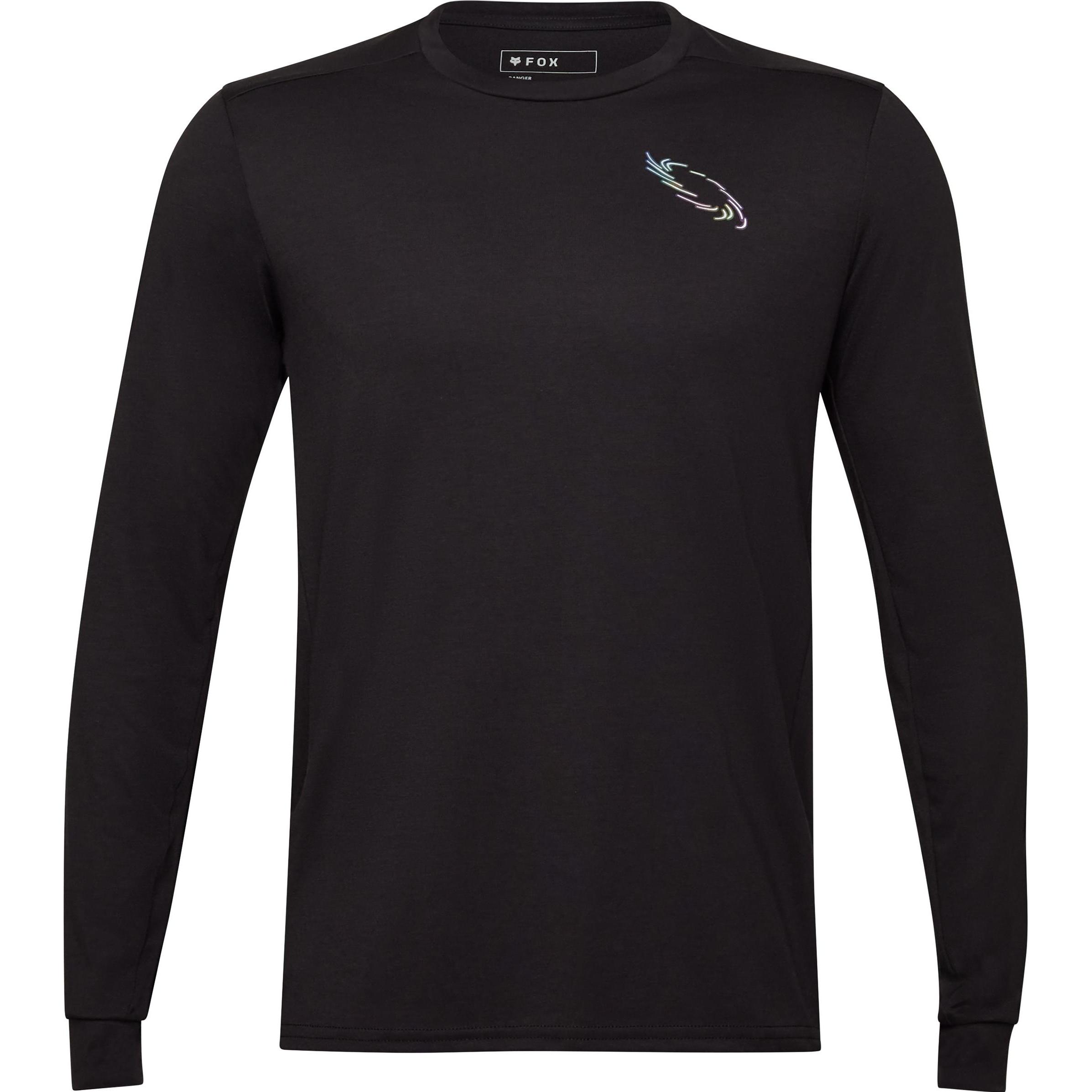 Fox, Herren, Velotrikot, Jersey 24 Ranger Dr Md Ls Lunar Blk (S), Schwarz, S