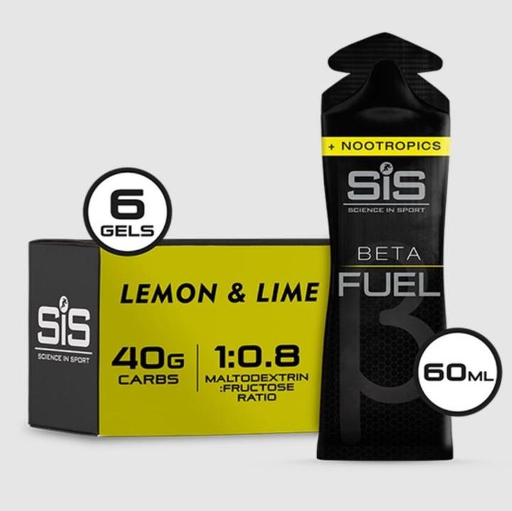 Image du produit SIS Gel Beta Fuel + Nootropics (Citron & Citron vert, 1 pcs, 60 g)