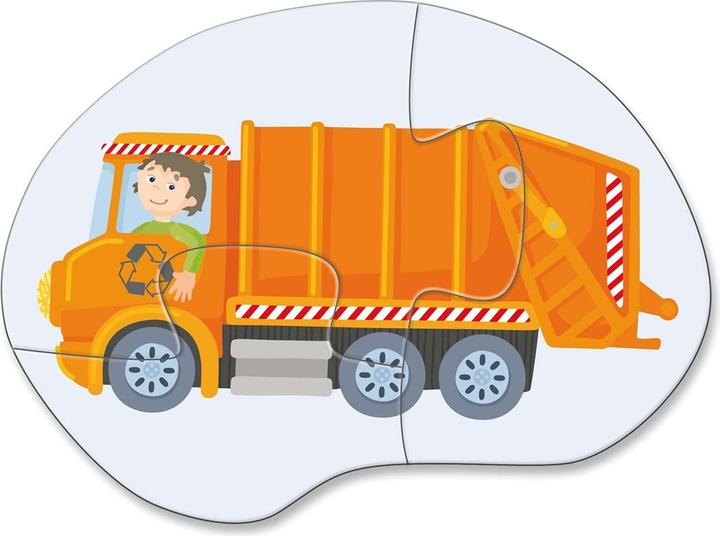 Produktbild Haba erste Puzzles – Einsatzfahrzeuge (4 Teile)