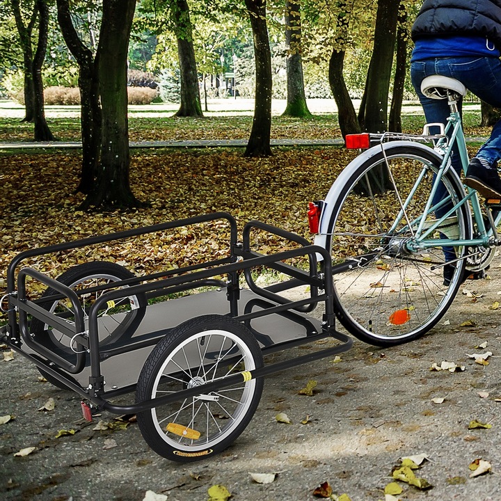 Actual product image Homcom Foldable cargo trailer