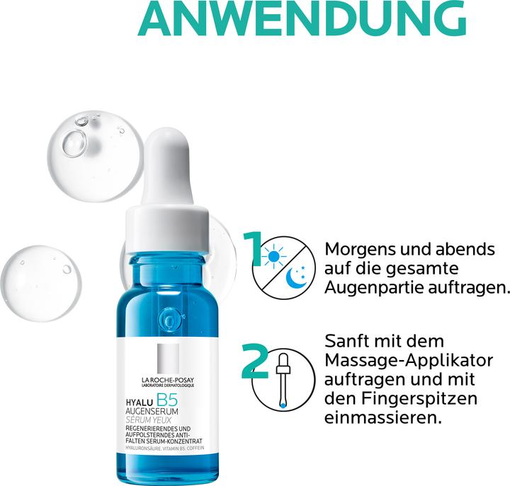 Produktbild La Roche Posay Hyalu B5 (Augenpflege Serum, 15 ml, Tag + Nacht)