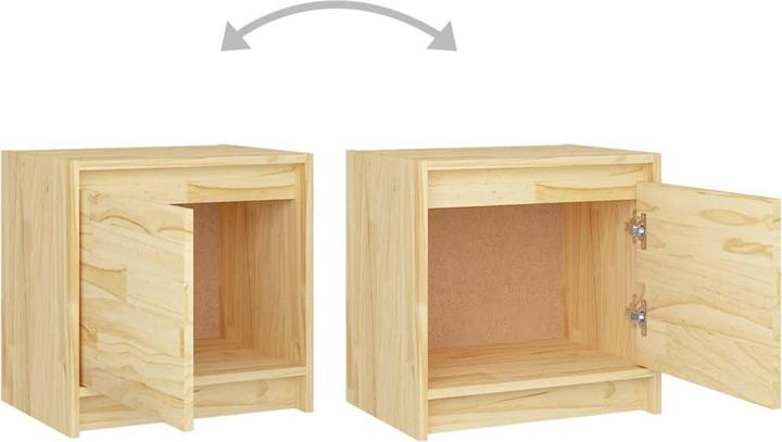 Produktbild vidaXL Nachttisch (30.50 x 30.50 x 40 cm)