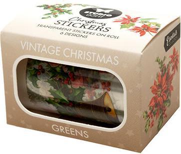 Produktbild art by marlene Stickers Weihnachten - Vintage Christmas "Greens" Essentials