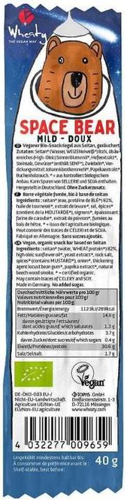 Image du produit Wheaty Spacebar Space Bear Bio 40 g (40 g)