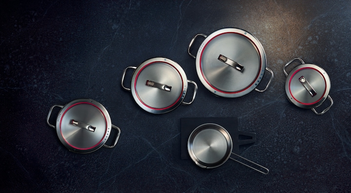 Image du produit WMF Function 4 Set de casseroles (24 cm, Ensemble de casseroles et de poêles de cuisson, Acier inoxydable)