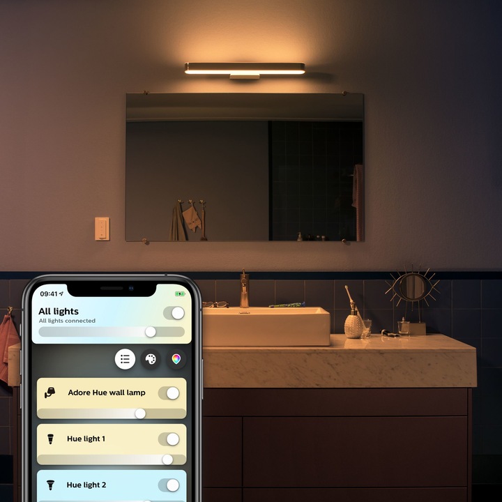 Produktbild Philips Hue myBathroom Adore Basis BT (3000 lm)