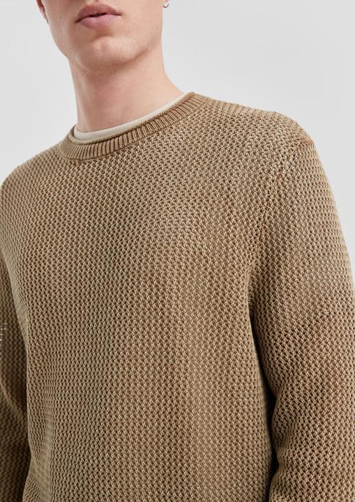 Actual product image s.Oliver Strickpullover Gewaschener Strickpullover mit Strukturmuster (L)