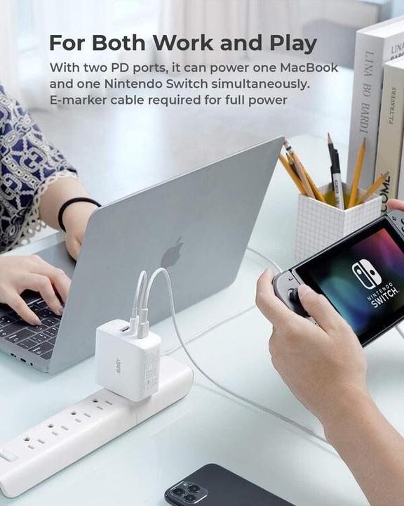 Immagine prodotto Aukey Omnia Mix3 (90 W, 3 porte)