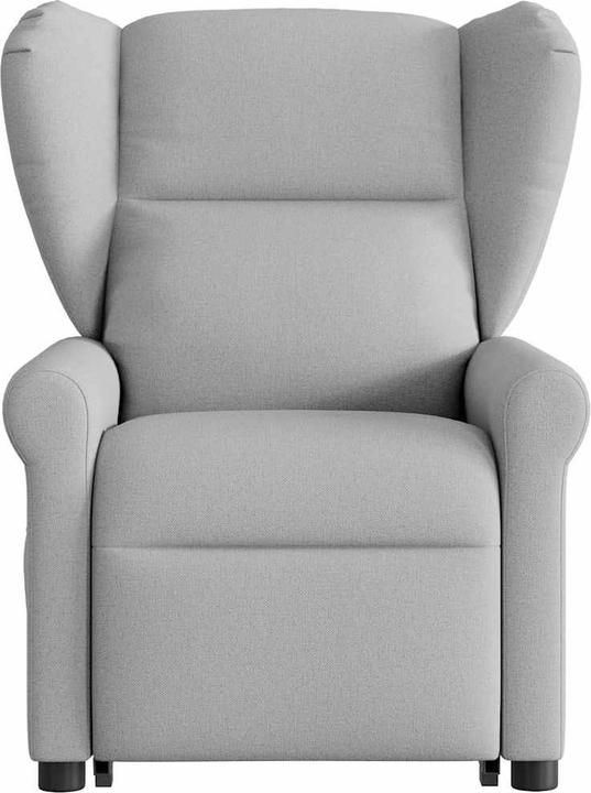 Actual product image VidaXL Massage chair with stand-up aid Cloud grey fabric