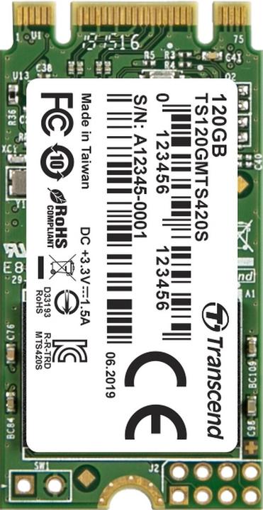 Produktbild Transcend Mts420s (120 GB, M.2 2242)