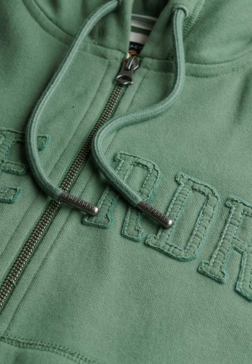 Produktbild Superdry Kurzes Athletic Essentials Hoodie mit Reissverschluss (L)