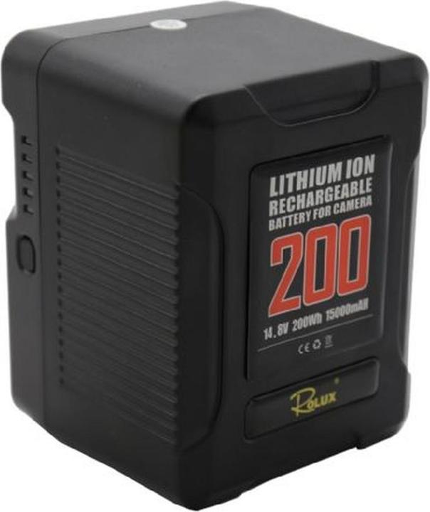 Rolux Smart V-Mount Akku YC-200S 200Wh 14,8V 15000mAh (1 Stk., Gerätespezifisch, 15000 mAh)