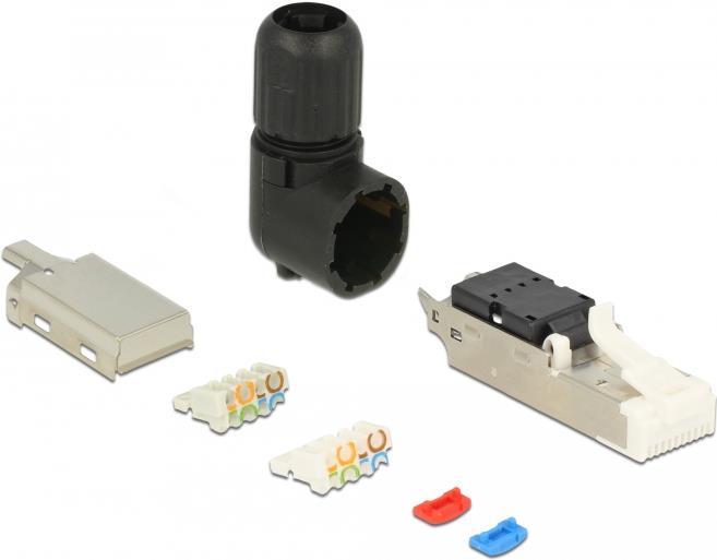 Produktbild Delock Feldkonfektionierbarer RJ45 Stecker (STP, CAT6a, 0.06 m)