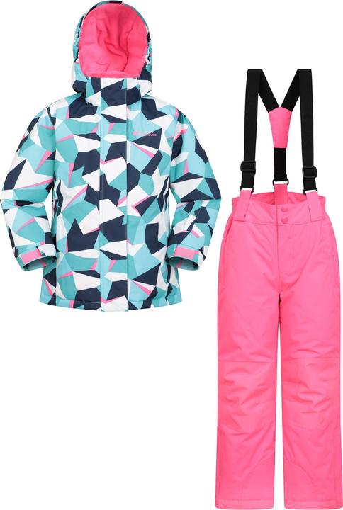 Produktbild Mountain Warehouse Skijacke und Hosen geometrisches Design Set (146)