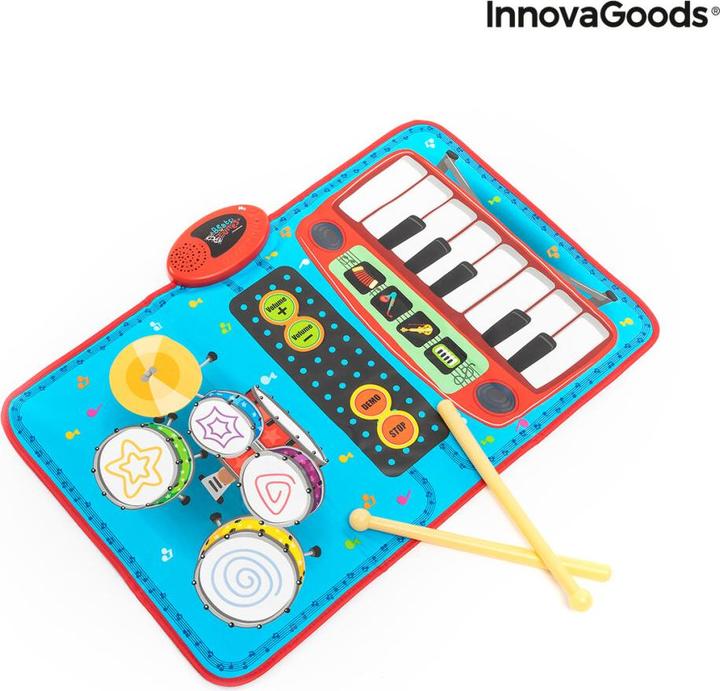 Produktbild InnovaGoods 2 in 1 Spielmatte Beats'n'Tunes (Bulgarisch, Dänisch, Deutsch, Englisch, Estnisch, Finnisch, Französisch, Griechisch, Italienisch, Kroatisch, Lettisch, Litauisch, Niederländisch, Norwegisch, Polnisch, Portugiesisch, Rumänisch, Russisch, Schwedisch, Slowakisch, Slowenisch, Spanisch, Tschechisch, Ungarisch)