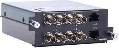 Produktbild Moxa RM-G4000-4MST2TX - Fast Ethernet Modul mit 4 Multi-Mode 100BaseFX Ports mit ST-Anschlüssen (6 Ports)