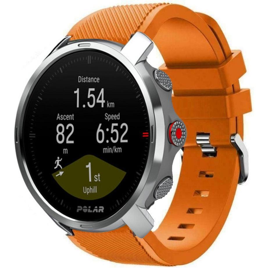 Thumbnail - Strap-it Silikonarmband (Silikon, Grit X), Uhrenarmband, Orange