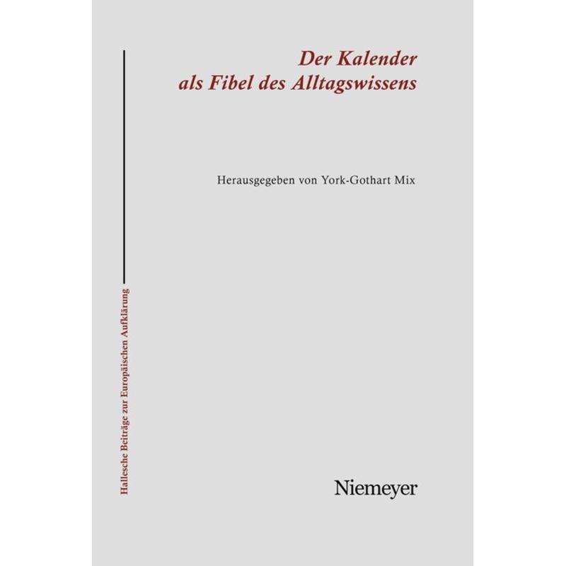 Der Kalender als Fibel des Alltagswissens, Fachbücher von York-Gothart Mix