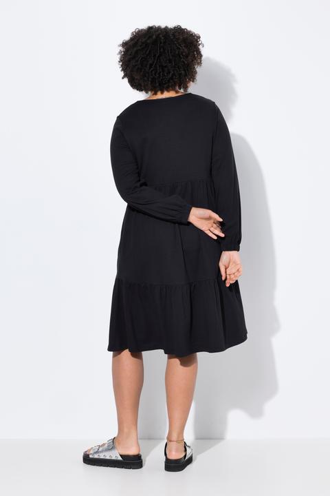 Produktbild Angel of Style Jerseykleid, A-Linie, Saum-Volant (48)