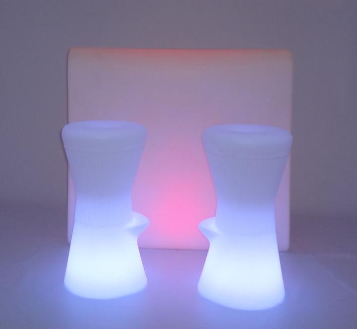 Immagine prodotto Newgarden CORFU 74 LED Sgabello Solare 40cm + RGB, Batteria, Controllo Remoto Interno ed Esterno IP65 (45 lm, IP65)