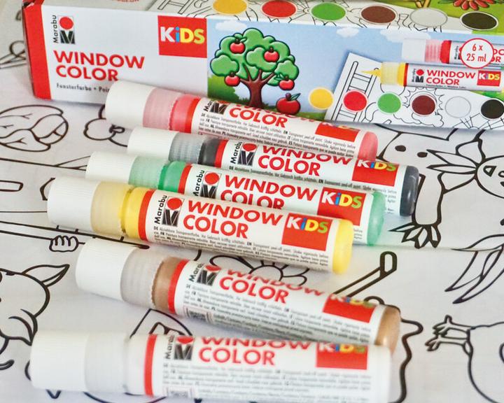 Actual product image Marabu Window Color Bauernhof 6x25ml (150 ml)