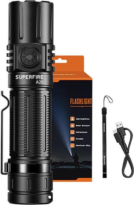 Actual product image Superfire Latarka A20 (12.80 cm, 1.70 lm)