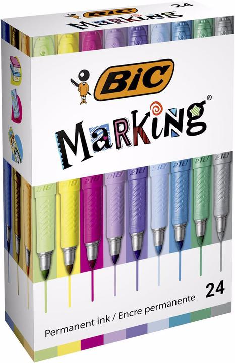 Image du produit Bic Marquage permanent Boîte de 24 pièces (24x)