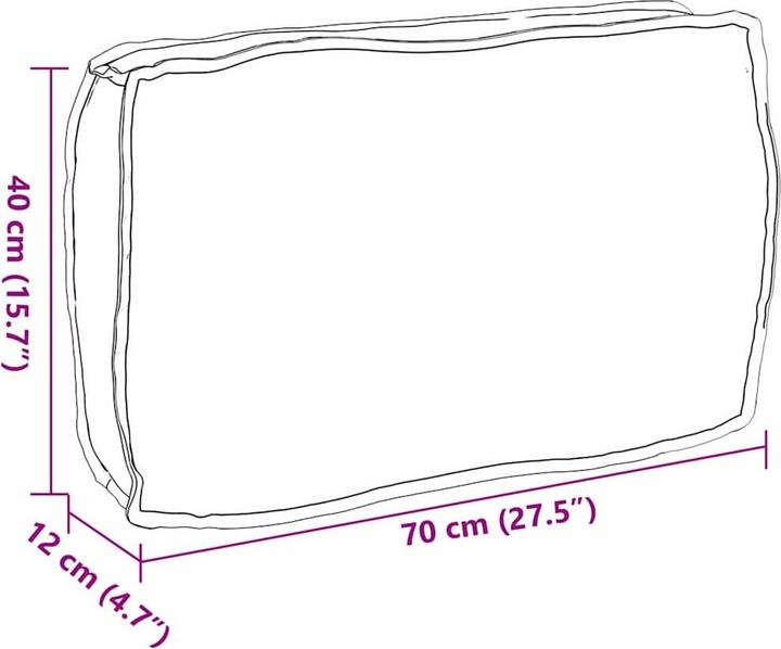 Produktbild vidaXL Palettenkissen (70 x 40 cm)