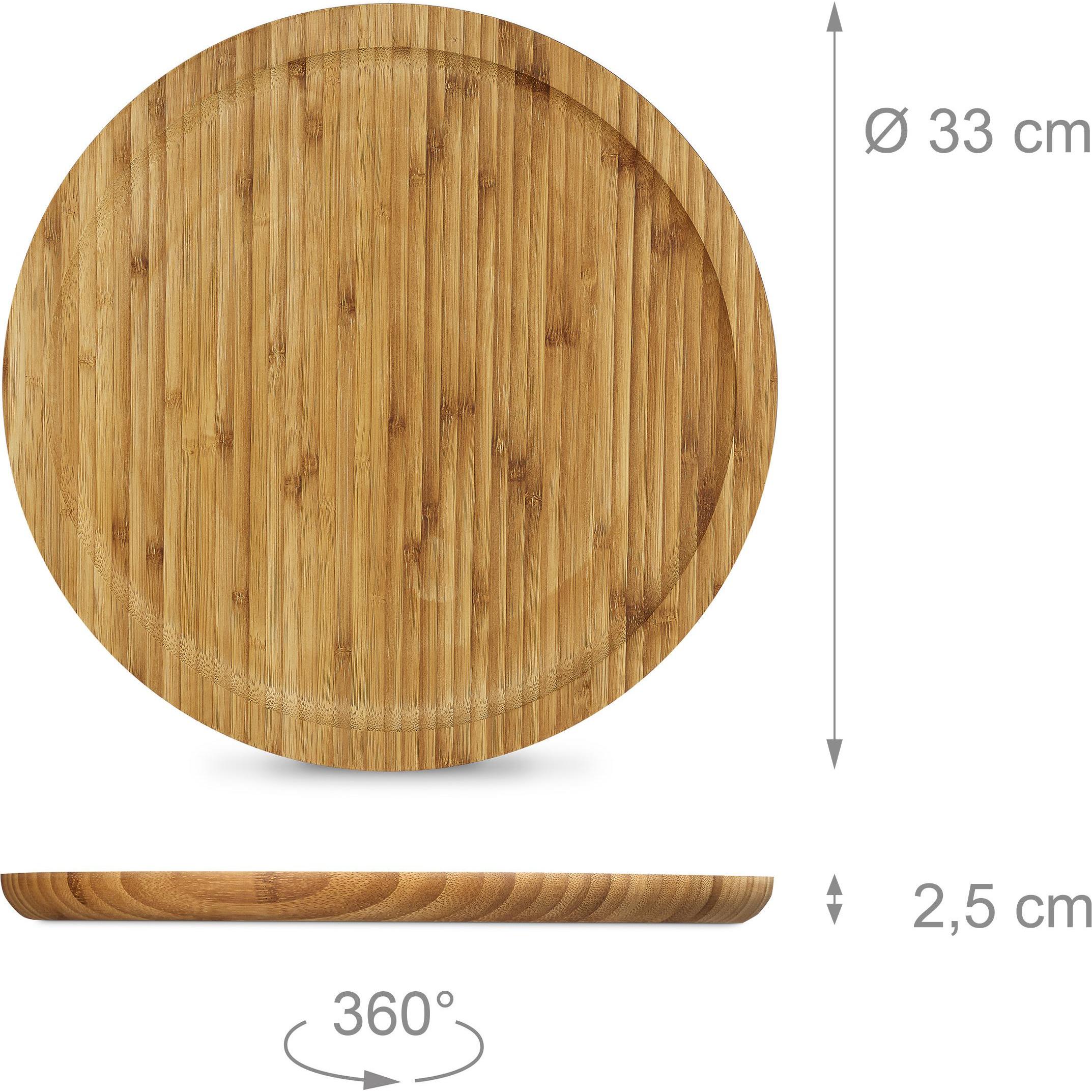 Thumbnail - Relaxdays, Serviergeschirr, Bambus