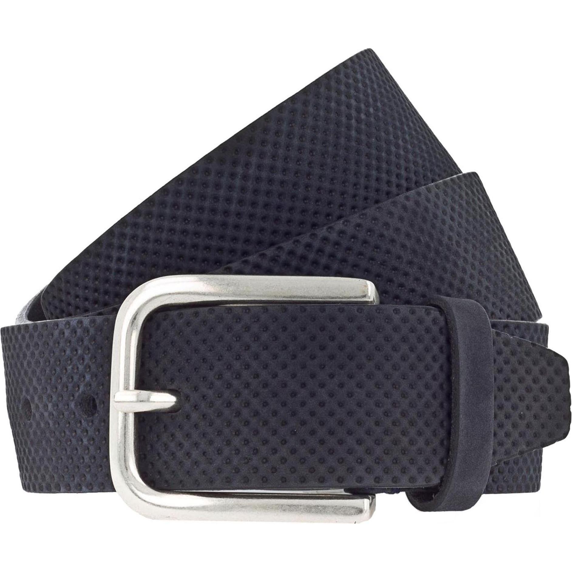 Vanzetti, Herren, Gürtel, Gürtel Leder, Blau, (100)
