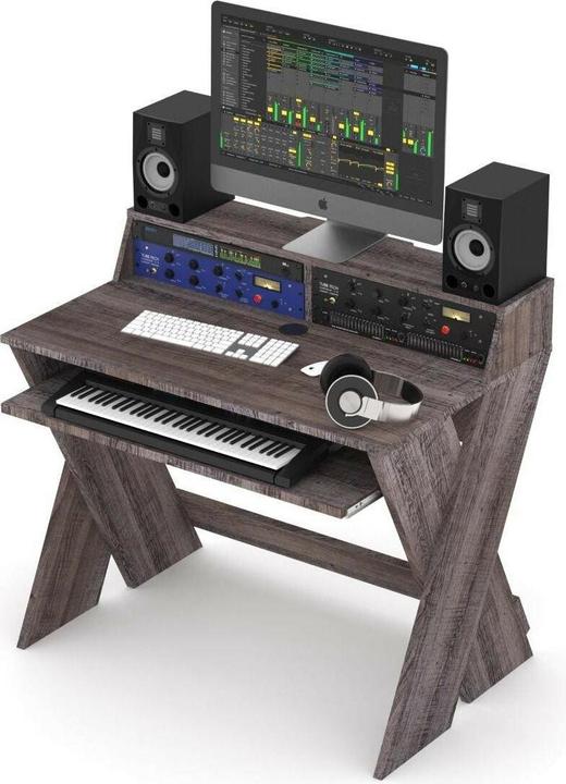 Actual product image Glorious DJ Booth Sound Desk Compact Walnut