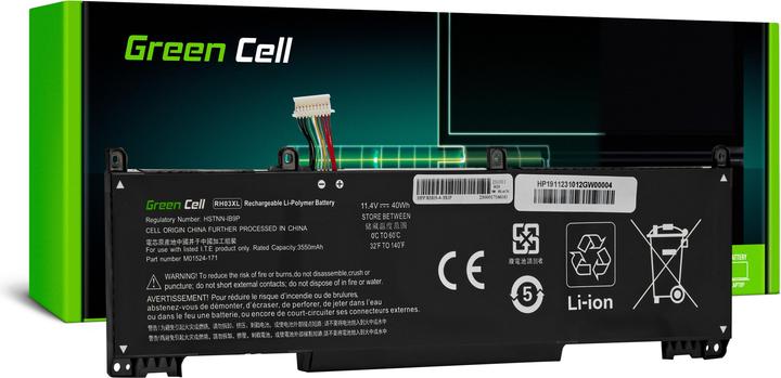 Actual product image GreenCell Laptop Battery for HP ProBook G8 445 G8 450 G8 630 - 3550mAh (4 cubicles, 3550 mAh)
