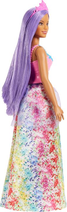 Actual product image Barbie Dreamtopia princess doll (curvy, brunette hair), from 3 years old