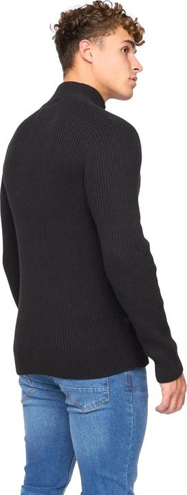 Actual product image Crosshatch Mens Havaline Knitted Quarter Zip Pullover (XL)