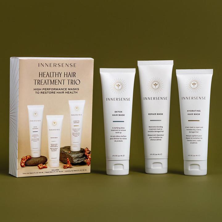 Actual product image Innersense Organic Beauty Trio-Geschenkset für gesunde Haarbehandlung (Hair care set)