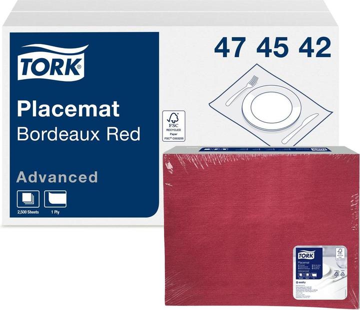Tork Sets de table en papier marron - 500 pièces