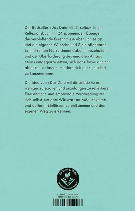 Produktbild Das Date mit dir selbst (Deutsch, Tom Bobsien, 2022)