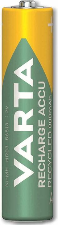 Immagine prodotto Varta Recharge Accu Recycled (2 pz., AAA / LR03 / Micro / R03 / AM4 / MN2400 / KR03, 800 mAh)