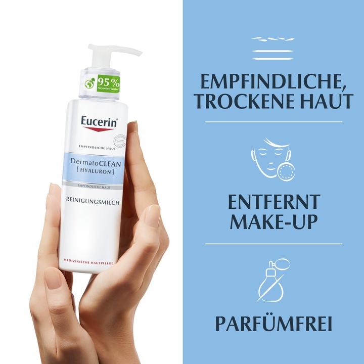 Image du produit Eucerin DermatoClean (Hyaluron) (Lait nettoyant, 200 ml)