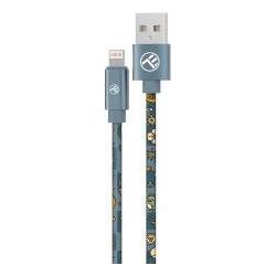 Tellur Graffiti USB to Lightning cable 3A 1m Blue (1 m), USB Kabel