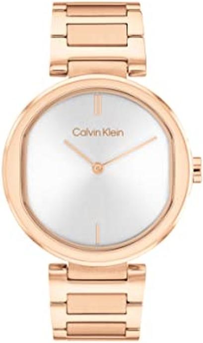 Produktbild Calvin Klein Analoog kwartshorloge met rosegoudkleurige roestvrijstalen armband voor dames 25200253 (36 mm)